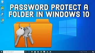 How To Password Protect a Folder on Windows 10  No Additional Software Required [upl. by Enidlareg]