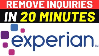 Experian 20 Minute Hard Inquiry Removal Hack [upl. by Fuhrman]