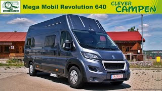 Mega Mobil Revolution 640 Wie Mega ist der große Kasten mit Hubbett   TestReview  Clever Campen [upl. by Reidar]