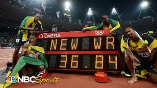 Usain Bolt anchors world record 4x100 relay at 2012 Olympics  NBC Sports [upl. by Husein126]