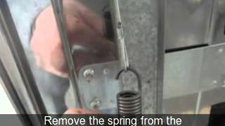 How to change a door spring on a dishwasher Ariston Hotpoint Indesit [upl. by Stedt]