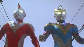 Ultraman Dyna in Decker with Dyna Theme [upl. by Xirdnek]