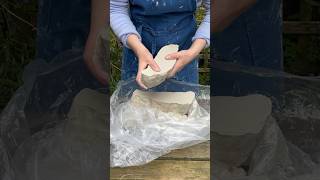 Rehydrating a big block of dry pottery clay [upl. by Ecnahs674]