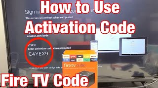 Fire TV Cube How to Sign in to Amazon and Use the Activation Code During Setup [upl. by Farrell71]