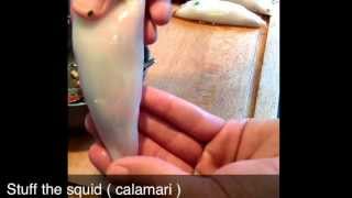 Recette de calamars farcis [upl. by Ledah]