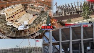 Vidéo visite des chantiers du Stade Olympique de Diamniadio par un ouvrier [upl. by Kris133]