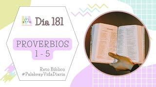 PROVERBIOS 1  5 📃 DÍA 181 Reto de Lectura y Comentario Bíblico  Palabra y Vida [upl. by Sholem]