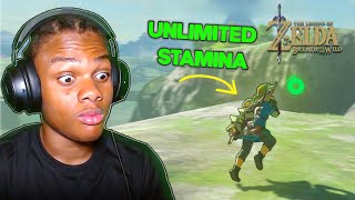 I FOUND A UNLIMTED STAMINA GLITCH  Breath Of The Wild 12 [upl. by Nodaj786]