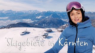 5 geniale Skigebiete in Kärnten Skifahren auf der Sonnenseite der Alpen [upl. by Annasor]