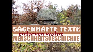 SAGENHAFTE TEXTE entlarven wahre MENSCHHEITSGESCHICHTE prähistorie floodmap versteinerung [upl. by Balsam]