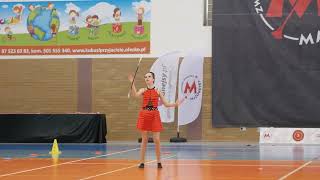 Mażoretki  solo baton  Majorettes  OLECKO [upl. by Ydnih]