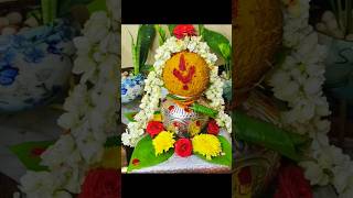 Kalasam Decoration ✨Varlakshmi Pooja Kalasam Decoration👌varalakshmipooja kalasamdecoration shorts [upl. by Neeven]