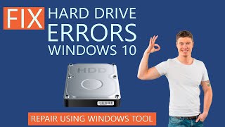 Fix Hard Drive Errors in Windows 10  Repair using Windows Tool [upl. by Rouvin]