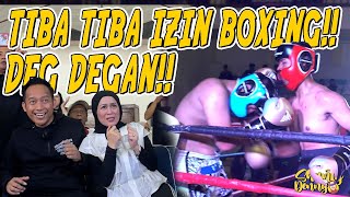 BIKIN DEG DEGAN KAKA ABI TIBA TIBA IZIN BOXING [upl. by Ury]