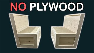 DIY Dinette Seats for Cargo Camper RV or Van cargocamper vanlife [upl. by Alexina424]