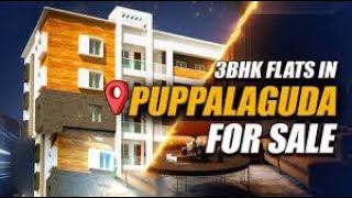 gated community flats for sale in Manikonda  Puppalaguda  EIPL  3 BHK Apartments in hyderabad [upl. by Tewell]