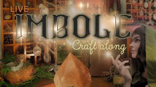 Live Imbolc crafting with Alwyn Oak [upl. by Erida]