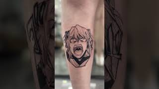 Neon Genesis Evangelion tattoos anime tattooartist animetattoo [upl. by Auhoj]