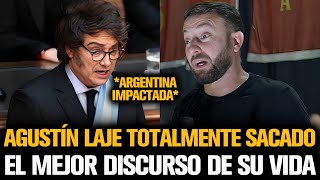 AGUSTÍN LAJE DIÓ EL MEJOR DISCURSO DE SU VIDA ANTE MILEI [upl. by White]