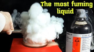 TiCl4 Titanium tetrachloride The most fuming liquid [upl. by Dnomsed103]