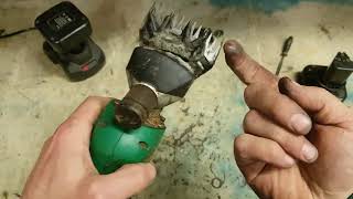 Repairing a set of ErgoPro F6 cordless 12v clippers or shears [upl. by Abrahamsen962]