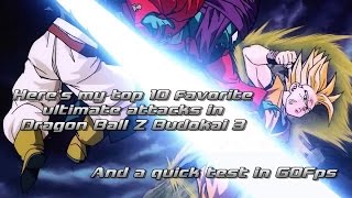 Budokai 3 HD  Top 10 Favorite Ultimate Attacks [upl. by Zaneski]