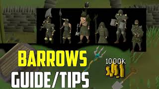 BARROWS OSRS QUICK BOSS GUIDE [upl. by Ruperto363]