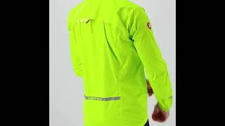 『CASTELLIカステリ 4521500 EMERGENCY 2 RAIN JACKET 383』 cycling roadbike fashion [upl. by Wane]