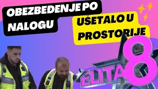 Obezbedjenje po nalogu produkcije usetalo u prostorije Elite intervenicija planirana za 3 takmicara [upl. by Wilterdink]