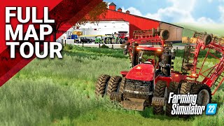 FS22 Meadowlands Wisconsin  Official Full Map Tour [upl. by Eenar]