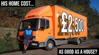 Life In A Big Orange Truck  Awesome OffGrid Conversion amp Full Time Van Life [upl. by Enwahs99]