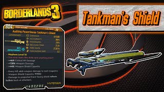 Legendary Item Guide  Tankmans Shield  Borderlands 3 [upl. by Fenner887]