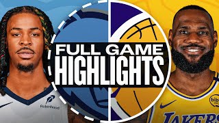 GRIZZLIES at LAKERS  FULL GAME HIGHLIGHTS  December 15 2024 [upl. by Okiman]