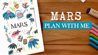 PLAN WITH ME  Mars 2021 Bullet Journal [upl. by Read]