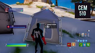 Claim an abandoned Tent Fortnite Week 5 Challenges [upl. by Hafeenah]