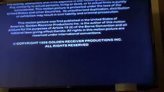 Closing To Air Bud Golden Receiver 1998 VHS [upl. by Ule110]