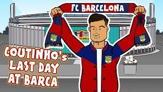 👋Coutinhos Last Day at Barcelona👋 Coutinho Bayern Munich Loan Parody [upl. by Lamdin]