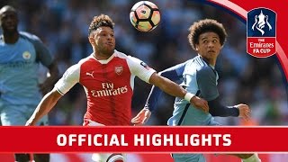 Arsenal 21 Man City  Emirates FA Cup 201617 SemiFinal  Official Highlights [upl. by Akyssej386]