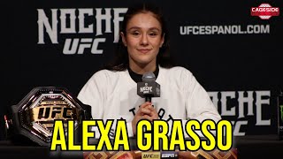 Alexa Grasso on Sphere Trilogy with Shevchenko Says Sean and Merab Are Equally Mexican  Noche UFC [upl. by Marinelli]