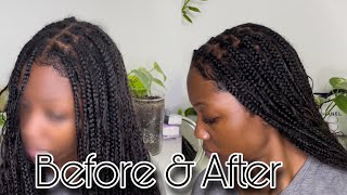 How to Revamp Boho Knotless Braids [upl. by Colette]