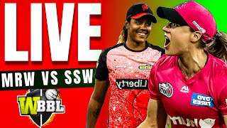 WBBL Live  Melbourne vs Sydney live 2nd Match  Womens Big Bash League  WBBL live match today [upl. by Secunda975]