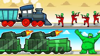 Upgrading to the Ultimate ZOMBIE TRAIN to Save the World in Pandemic Train [upl. by Lletnohs279]