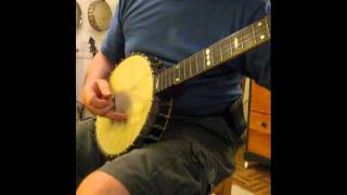 Incredible Old Time Banjo Clawhammer Round Peak Two Finger Darling Cory [upl. by Elttil]