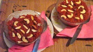 Easy Gajjar Ka Halwa Carrot Pudding  Indian Dessert [upl. by Ardnuhsor]