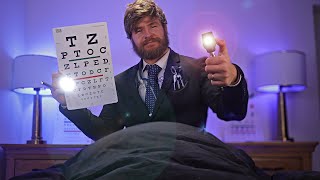 ASMR In Your Bed NICEST Eye Examination 4K [upl. by Hennessy]