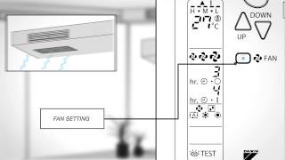 Daikin  animated operation manual  FDXSF [upl. by Euv]