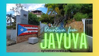 Jayuya Puerto Rico walking the downtown amp Public Plaza SylvetteTravels [upl. by Willow]