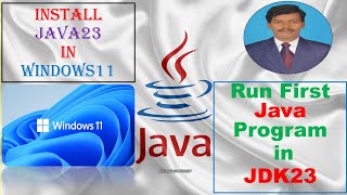 Java Software Java23 JDK Download and Installation with Sample Java Program [upl. by Ranite]