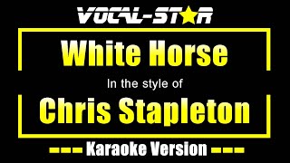 White Horse Karaoke  Chris Stapleton Karaoke Version [upl. by Ahsiemak819]