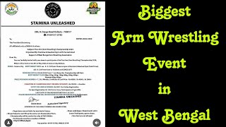 Biggest Arm Wrestling Event In West Bengal 🔥 Full Information 🤘 [upl. by Eleph]